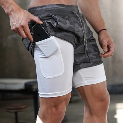 Men’s Camo Running Shorts